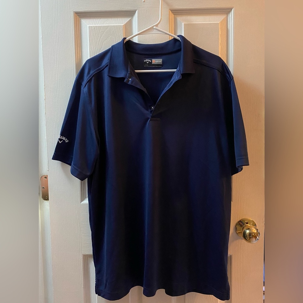 Navy Callaway Golf Polo